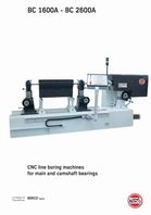BC 1600A - BC 2600A CNC line boring machines for main and camshaft bearings